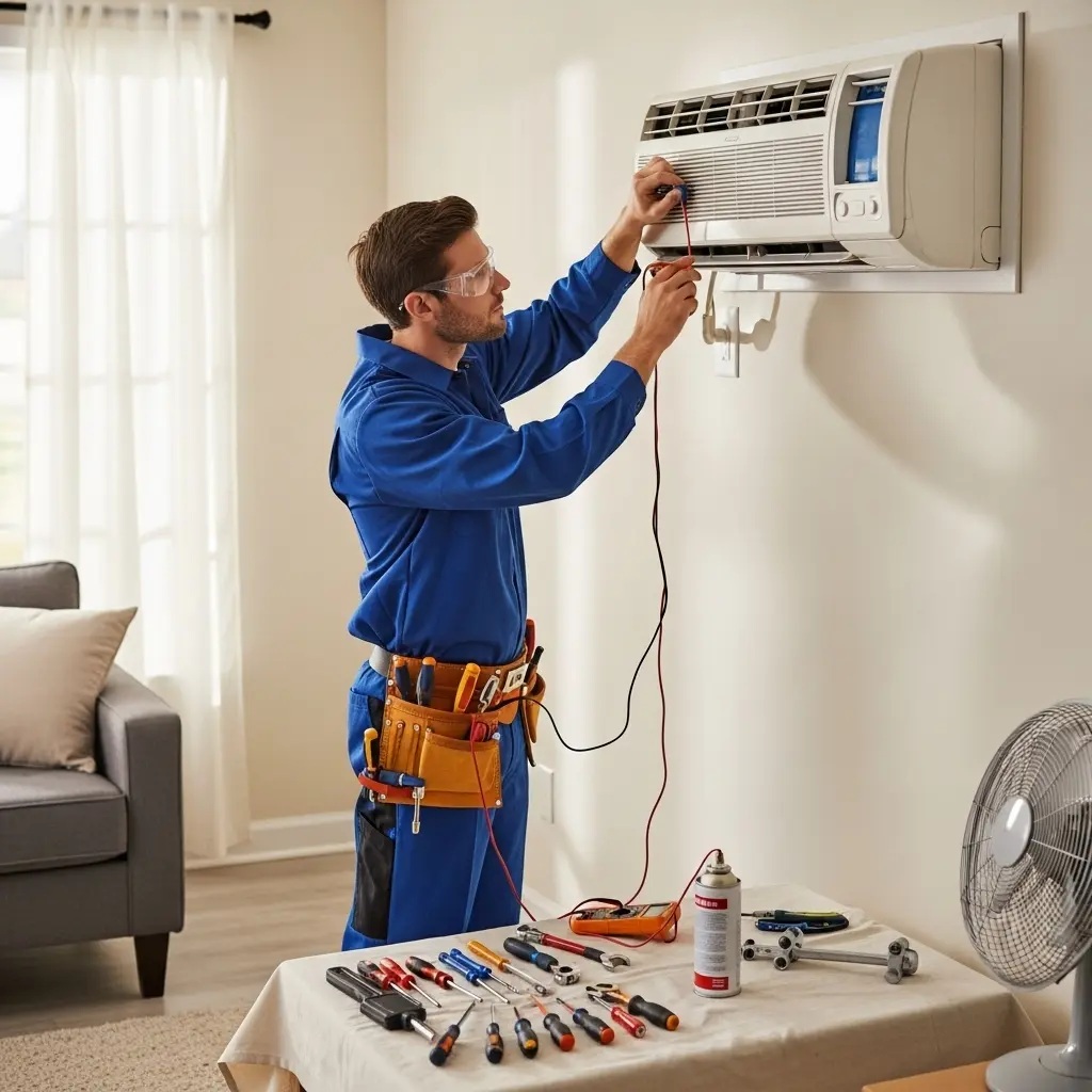 Keçiören Silverline Silverline klima gaz dolumu ve bakım – Enerji verimliliği artırıldı. - Teknik servis örneği
